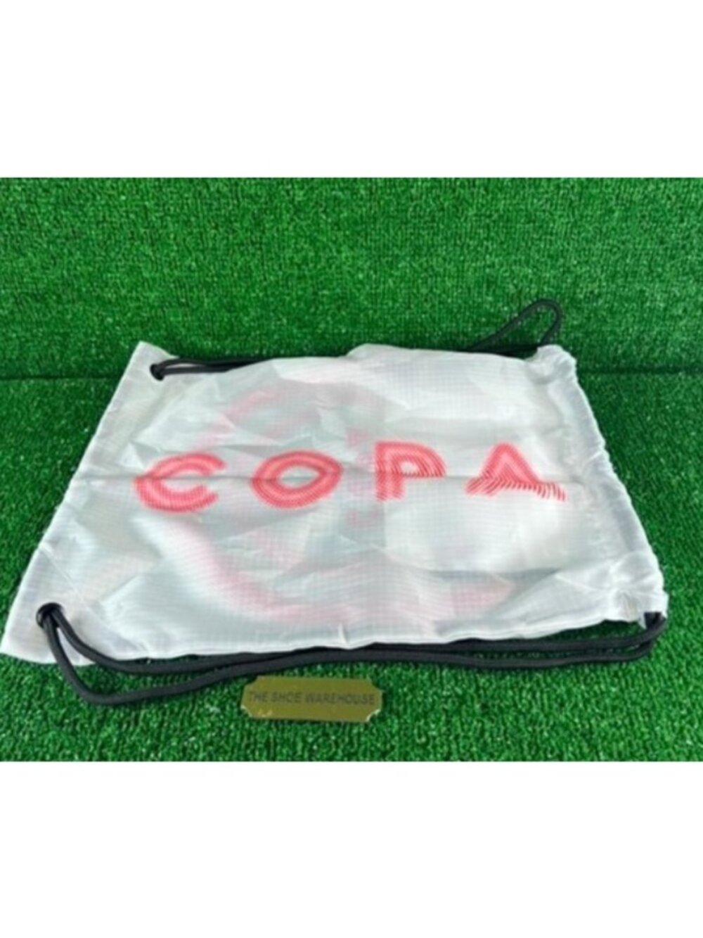 Adidas Copa Pure 3 Elite Cleat Bag White Red Drawstring Bag Gym Storage NEW